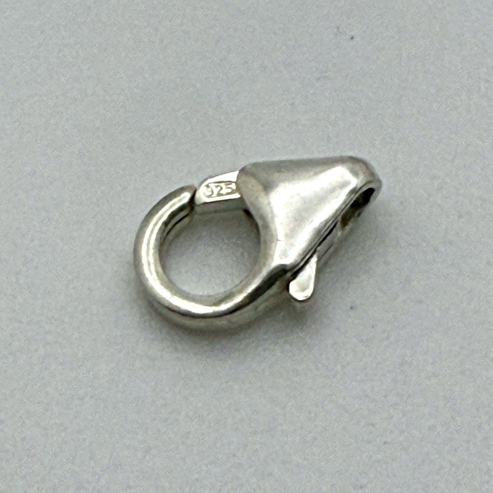 10pc Sterling Silver Lobster Claw Clasps 925 Stamped Jewelry Findings 10x6mm